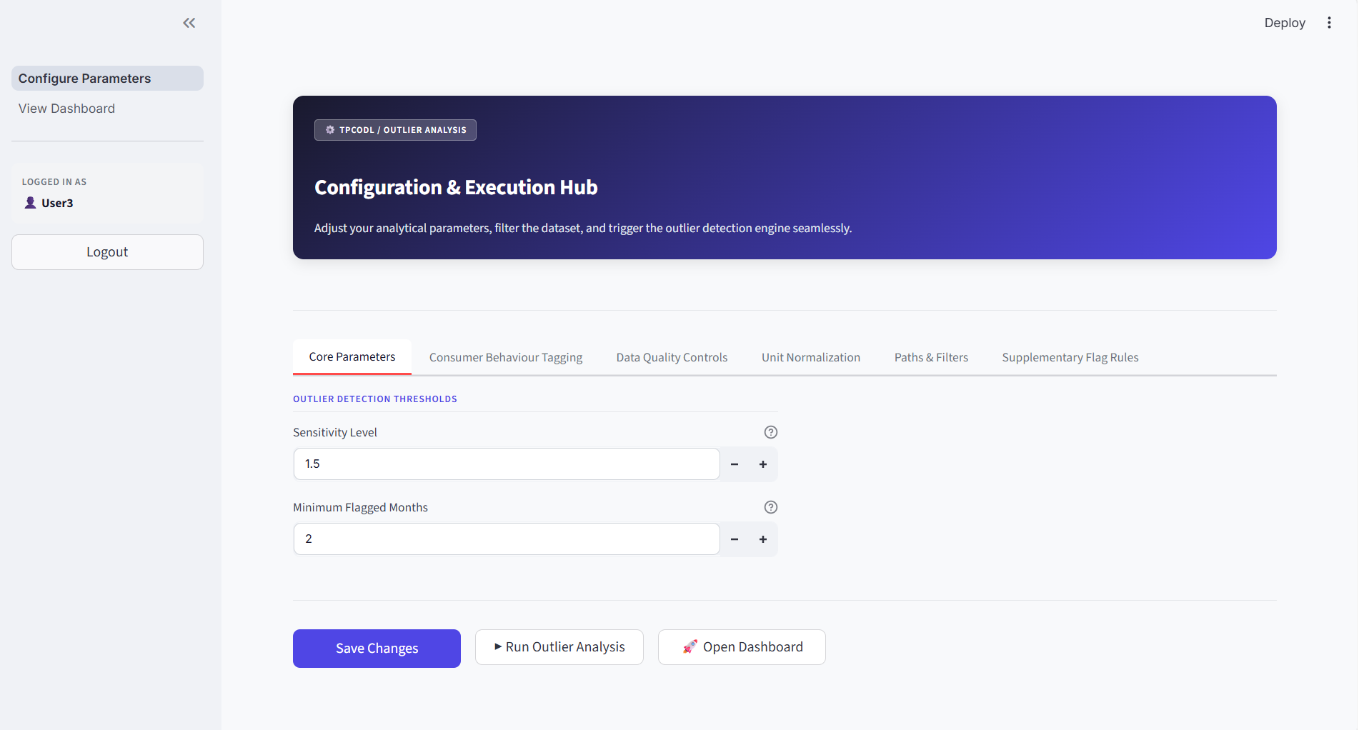 EDIS Configuration & Execution Hub
